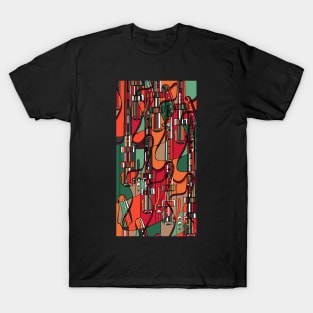 Guitar Hero Abstract T-Shirt